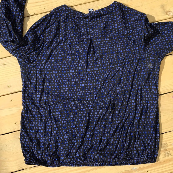 ❤️5/35$❤️ Gap BOHO print semi sheer Blouse - Picture 4 of 4